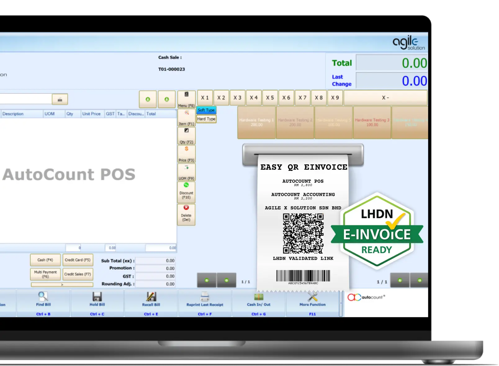 AutoCount POS E-Invoice - Agile X Solution Sdn Bhd