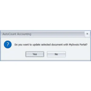 reconcile AutoCount LHDN7