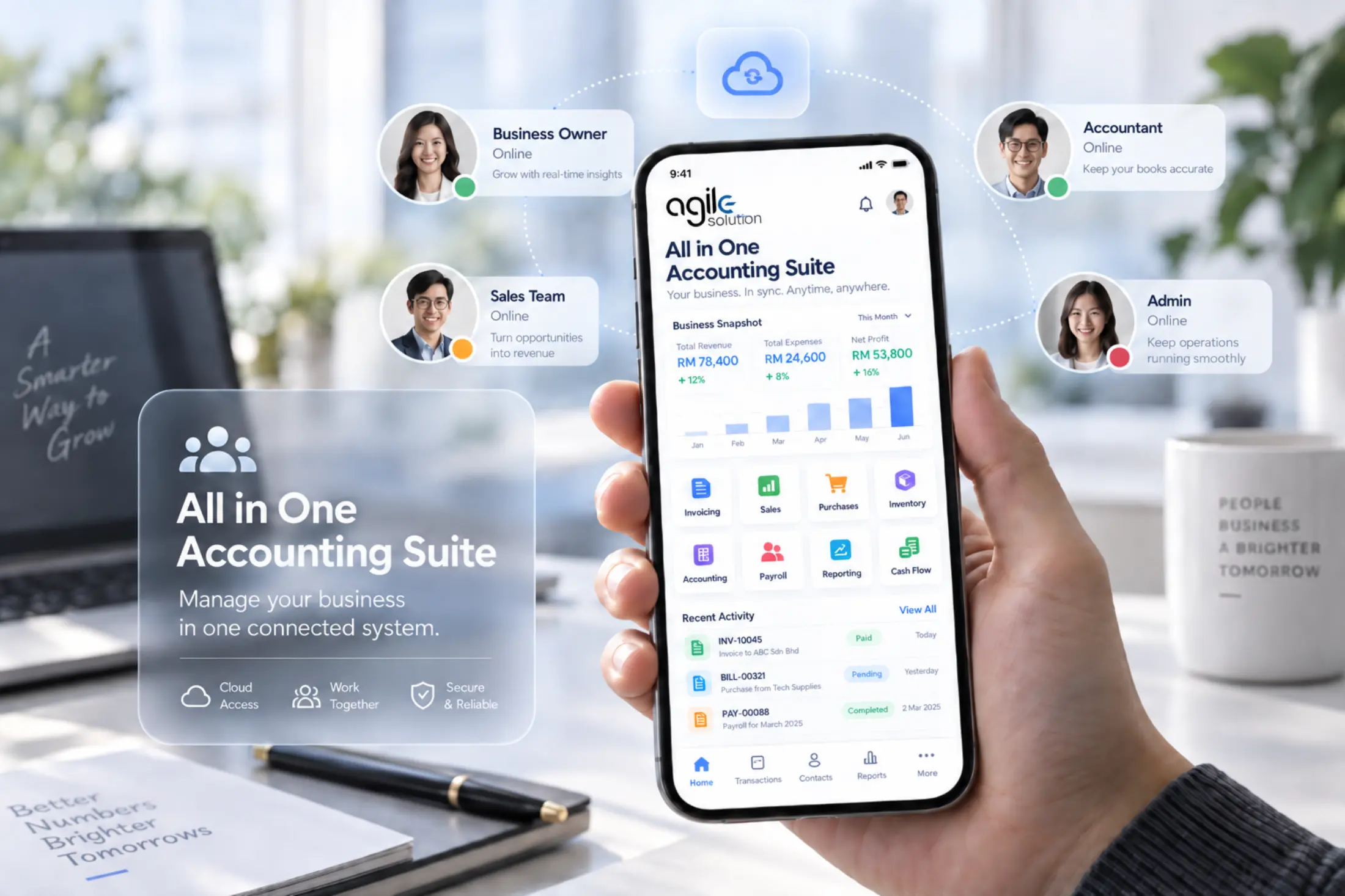 Agile X-all in one accounting suite